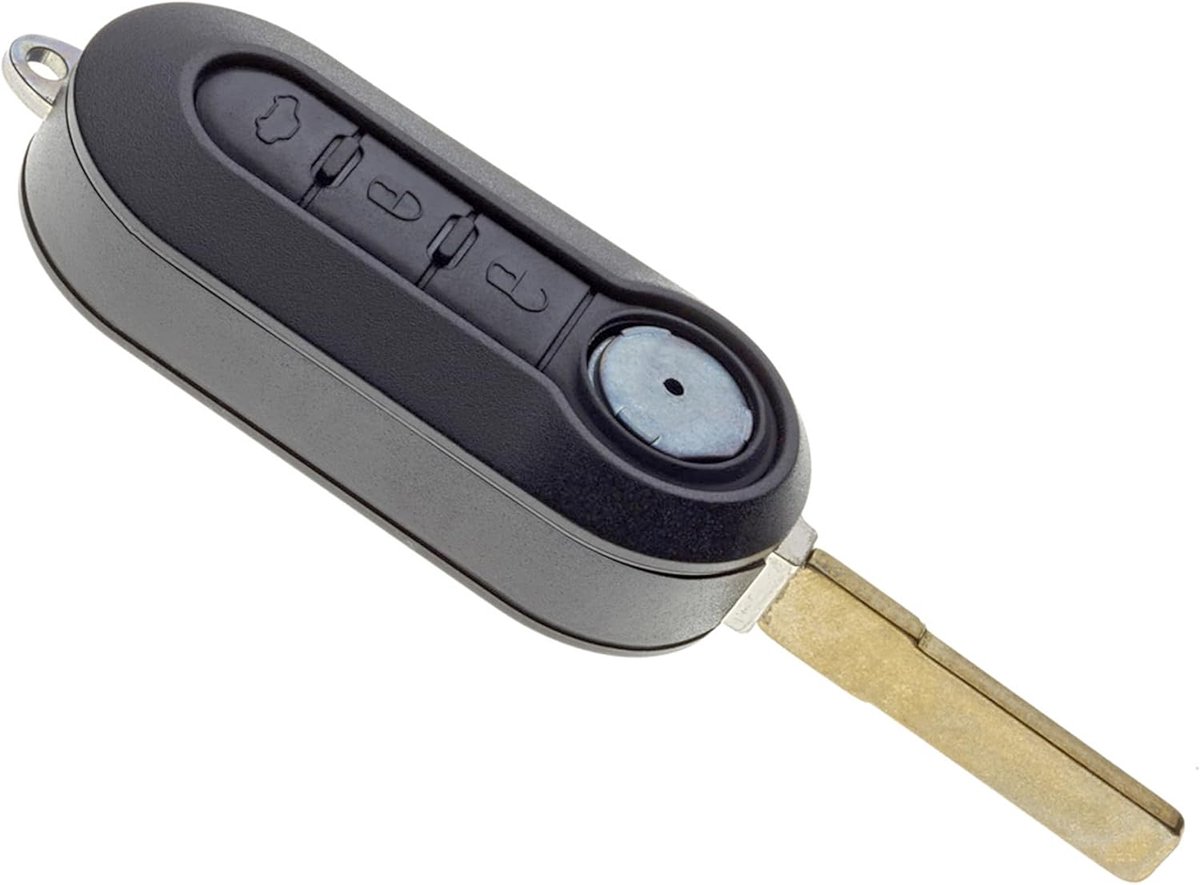 - Sleutelbehuizing met lemmet Compatibel met Peugeot Boxer 3 | Voertuig afstandsbediening sleutelbehuizing met 3 knoppen