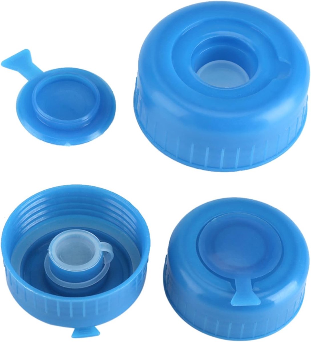 5 STKS Gallon Waterfles Caps Herbruikbare 5.5 Cm Outlet Fles Water Dispenser Caps Schroef op Cap Vervanging Anti Splash Deksels voor Indoor Outdoor Water Dispenser Caps Waterkan