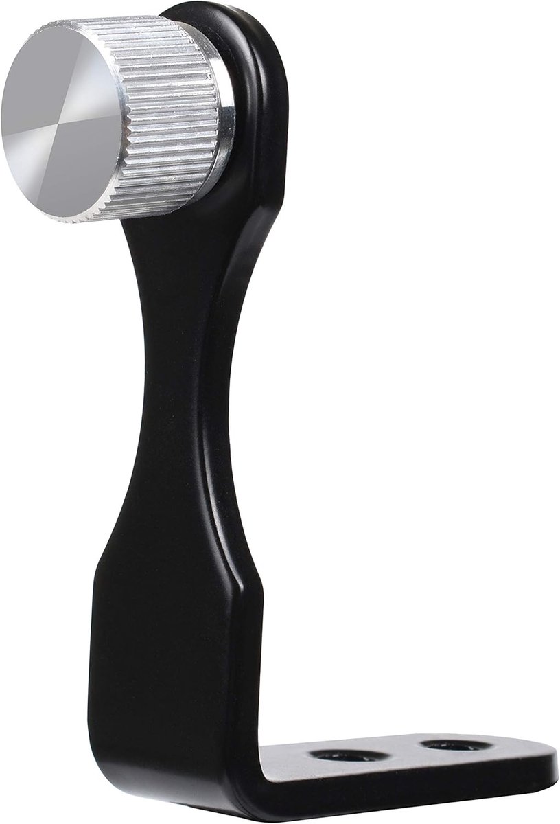 Universele Verrekijker Statiefadapter, L-beugel, Metalen Statiefbevestigingsadapter, 50 mm, met Dubbele Schroefdraad (1/4 inch) voor Verrekijkers, Telescoopcamera's