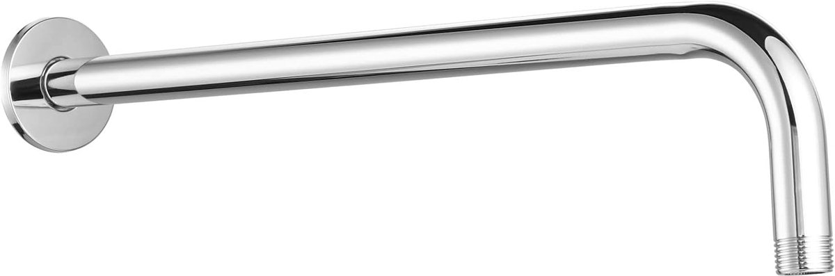 Douchearm met flens en Teflon tape, Voolan 38 cm verlenging douchekop