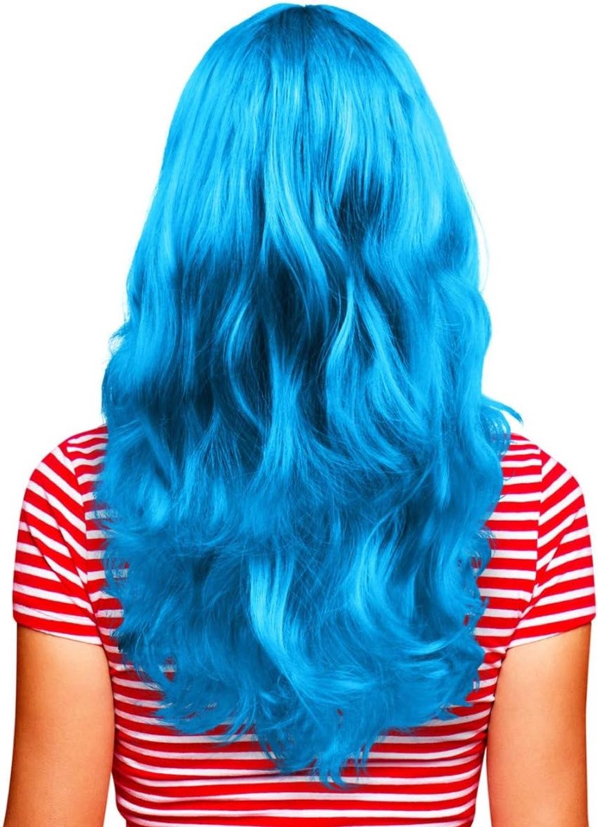 Sexy dames pruik met lang haar, krullend, golvend, voor