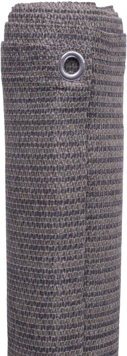 Balkonscherm bicolor 90 x 300 cm - PE materiaal - beige-grijs - privacybescherming voor je balkon - ShopVlot
