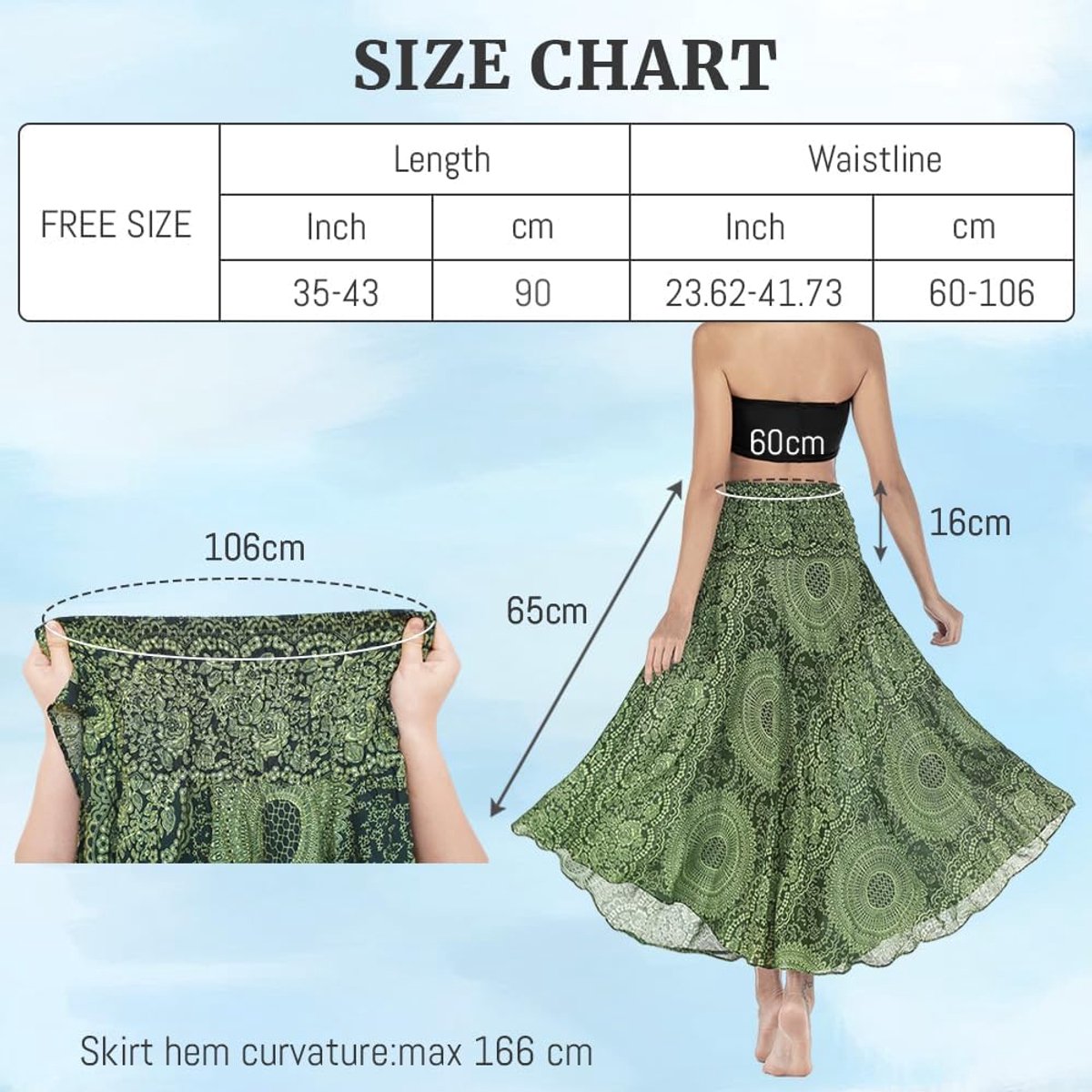 maxi-rok voor dames, 2-in-1, vintage halterjurk, boho-zomerrok