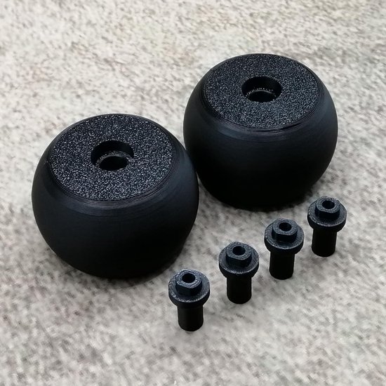 2 stuks reservevoorwiel met 4 stuks assen compatibel met Bosch Indego — afbeelding 2