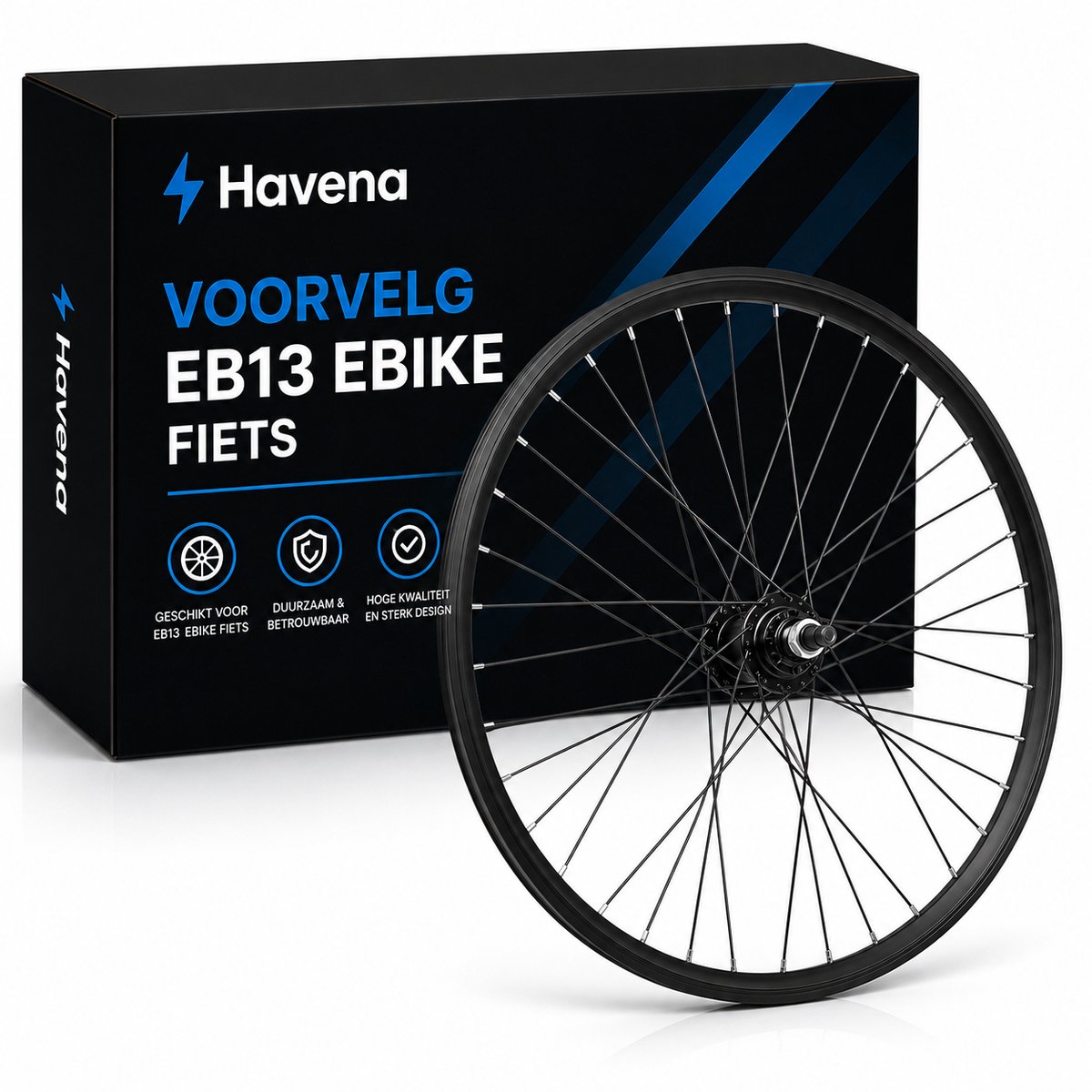 EB13 eBike Voorvelg | Compleet Voorwiel | 7GO & Havena