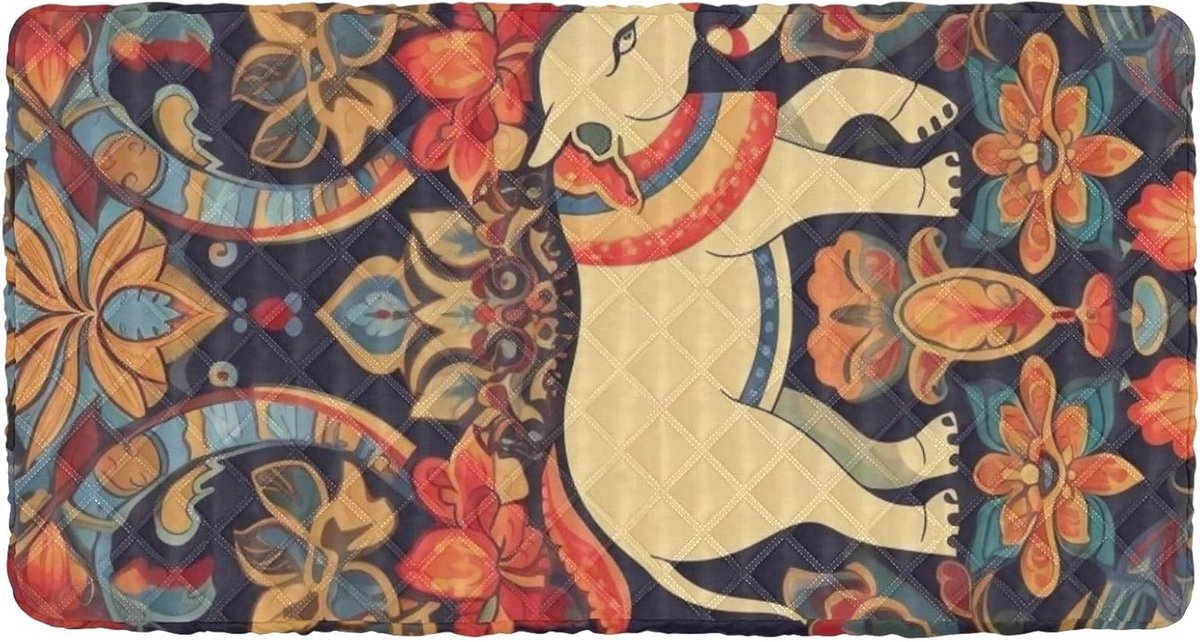 Kinder Laken - Baby Laken - Reizen en Slapen - Zacht en Comfortabel - 126 x 63 cm - Blauw Oranje