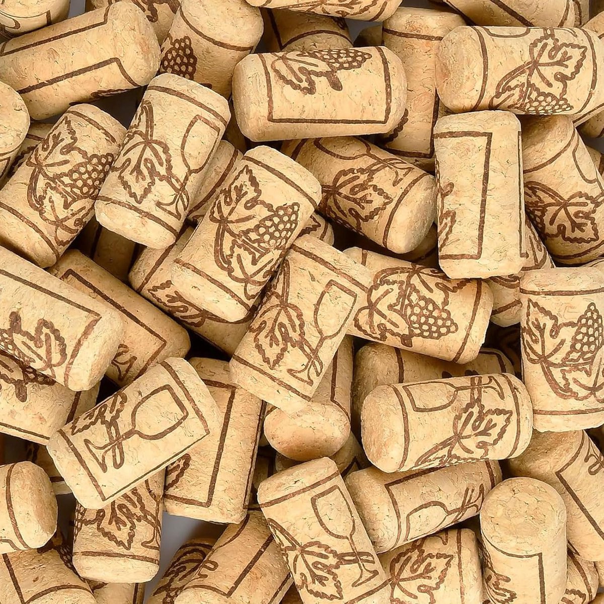 Wijnkurken 60 Stuks - Premium Kork - Flexibel en Duurzaam - Ideaal voor DIY Craft - ShopVlot