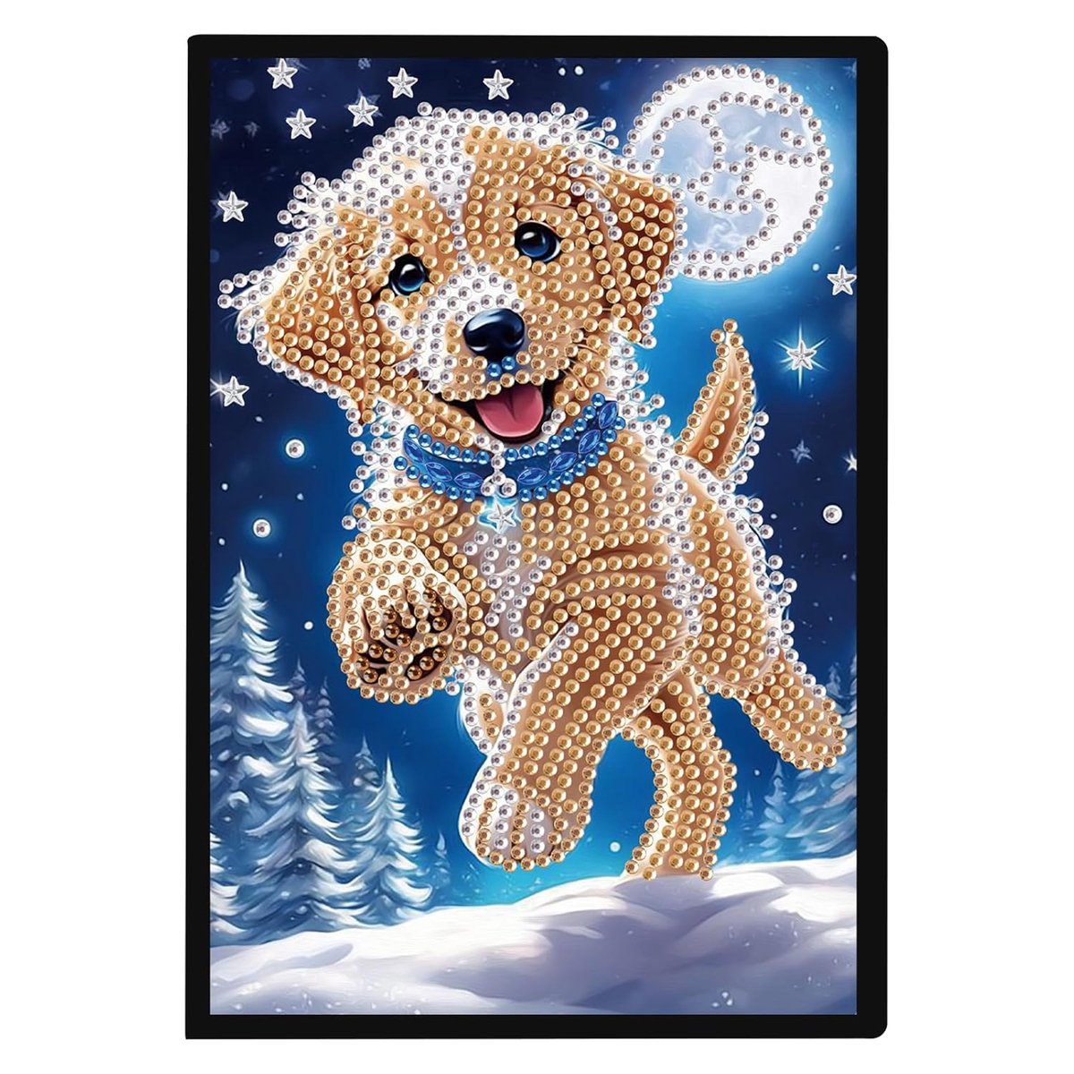 DCIDBEI DIY Diamond Painting Art 5D Cross Stitch Blank A5 Notebook Writing Notebook Book Secret Diary Sketchbook - ShopVlot