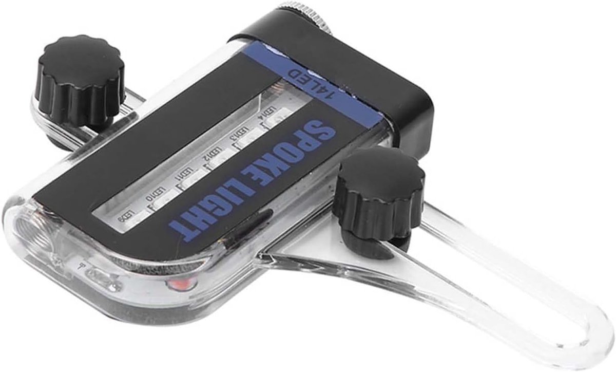 SnelShoppen - Fiets Spoke Light Dual Side 14LED RGB, Waterdichte 30 Patroon Verlichting voor Mountainbike, Geschikt voor Stalen Spaken en Remsystemen