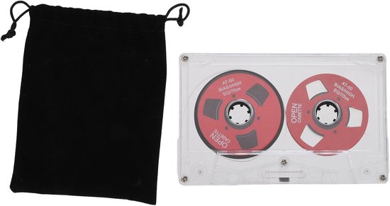 SnelShoppen - Lege Cassetteband, 50 Minuten Normale Bias Reel-to-Reel Geluidsopname Tape, Draagbaar in Transparante Doos met Papier, Muziekopname voor van Snelshoppen — afbeelding 5