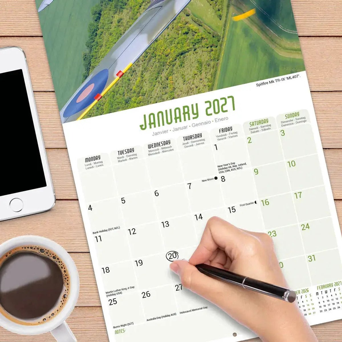 Spitfires Kalender 2027