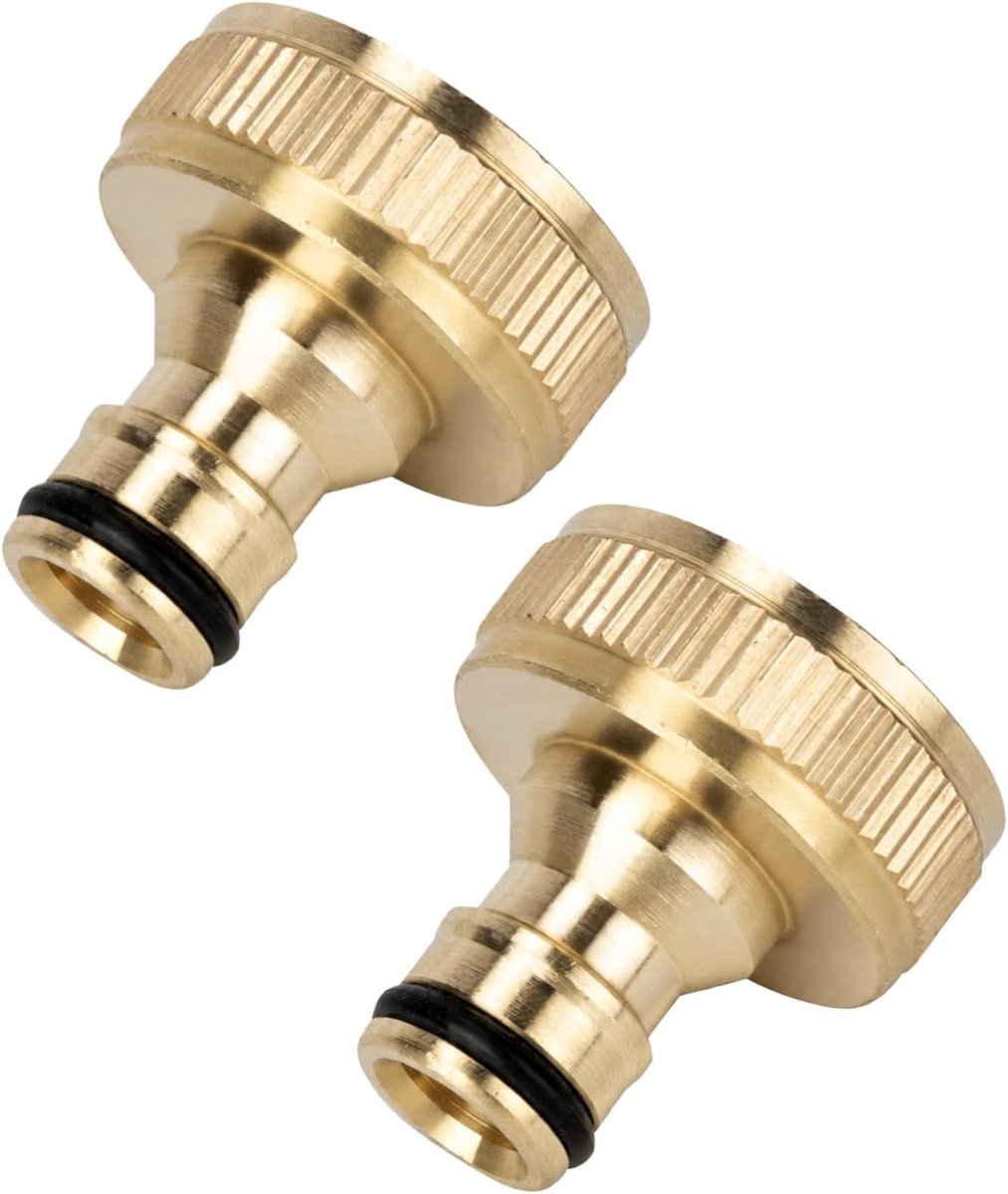 Messing kraanverbinders 1 inch binnendraad, snelkoppeling voor tuinslang, adapter voor tuin en huishouden, ideaal voor landbouw en irrigatie