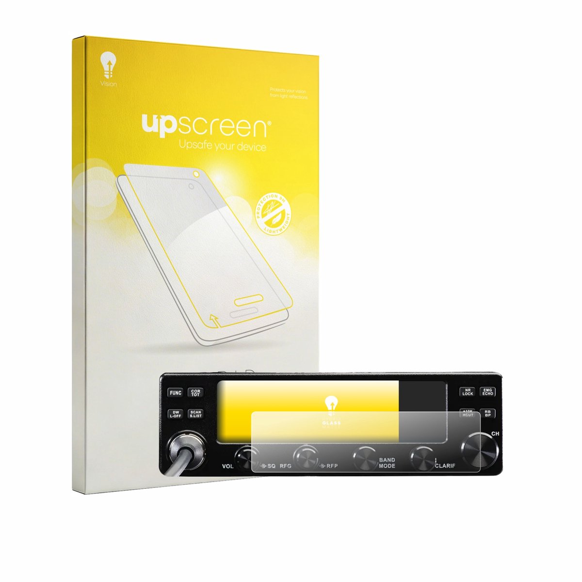 upscreen - Screenprotector voor Midland 8001 Pro - Folie Beschermfolie Beschermglas matte
