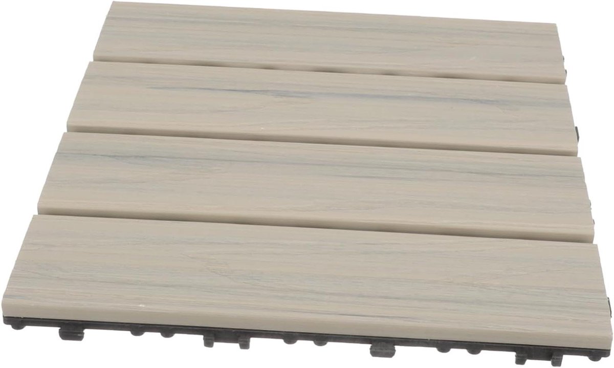 Terrastegels - Balkontegels Vloertegels - Buiten Vloeren - In Elkaar Grijpend - 945 Gram - Grijs