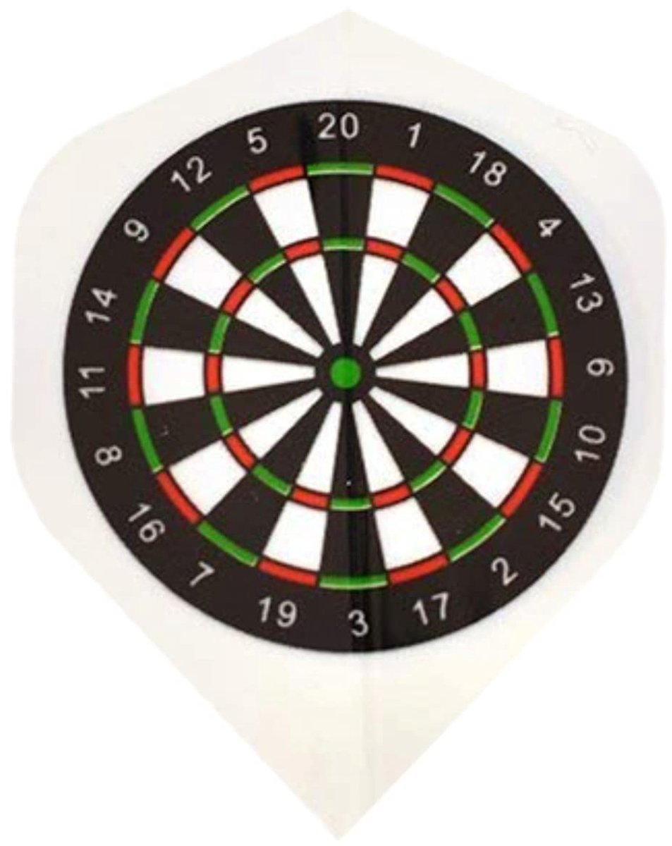 Dart Flights Set van 3 Stuks - 100 micron Dartscheiben