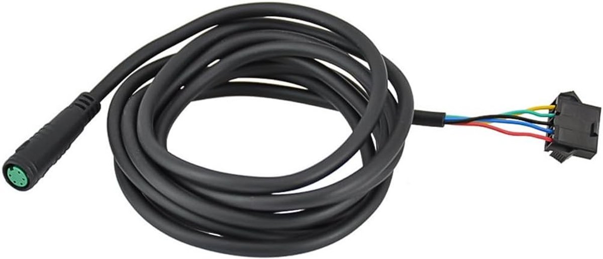 Verlengkabel voor E-bike snelheidsmeter, 5-pins waterdicht SM-kabel voor elektrische fiets - 170 cm, ideaal voor nauwkeurige metingen en eenvoudig te installeren