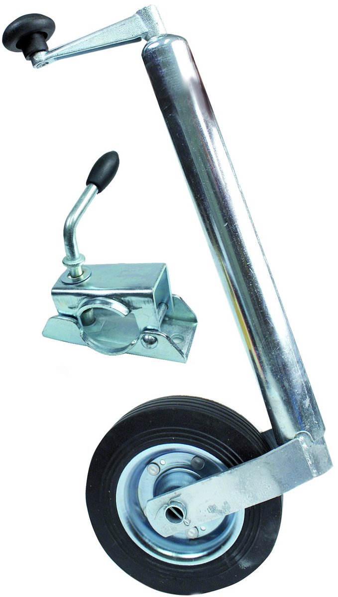 Jockeywiel 48 mm met vork en klem - voor optimale stabiliteit - geschikt voor diverse toepassingen - ShopVlot