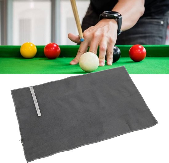 Pooldoek en Schachtreiniger voor Snooker Onderhoud - Complete Set voor Biljartclubs en Zalen in Donkergrijs — afbeelding 3