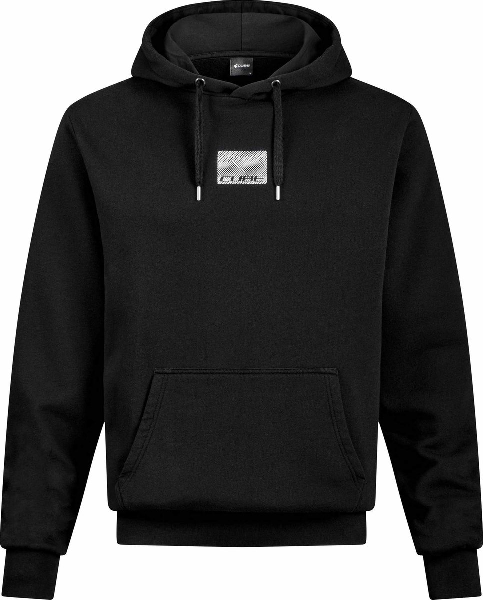 CUBE ORGANIC HOODIE GRID BLACK XXL