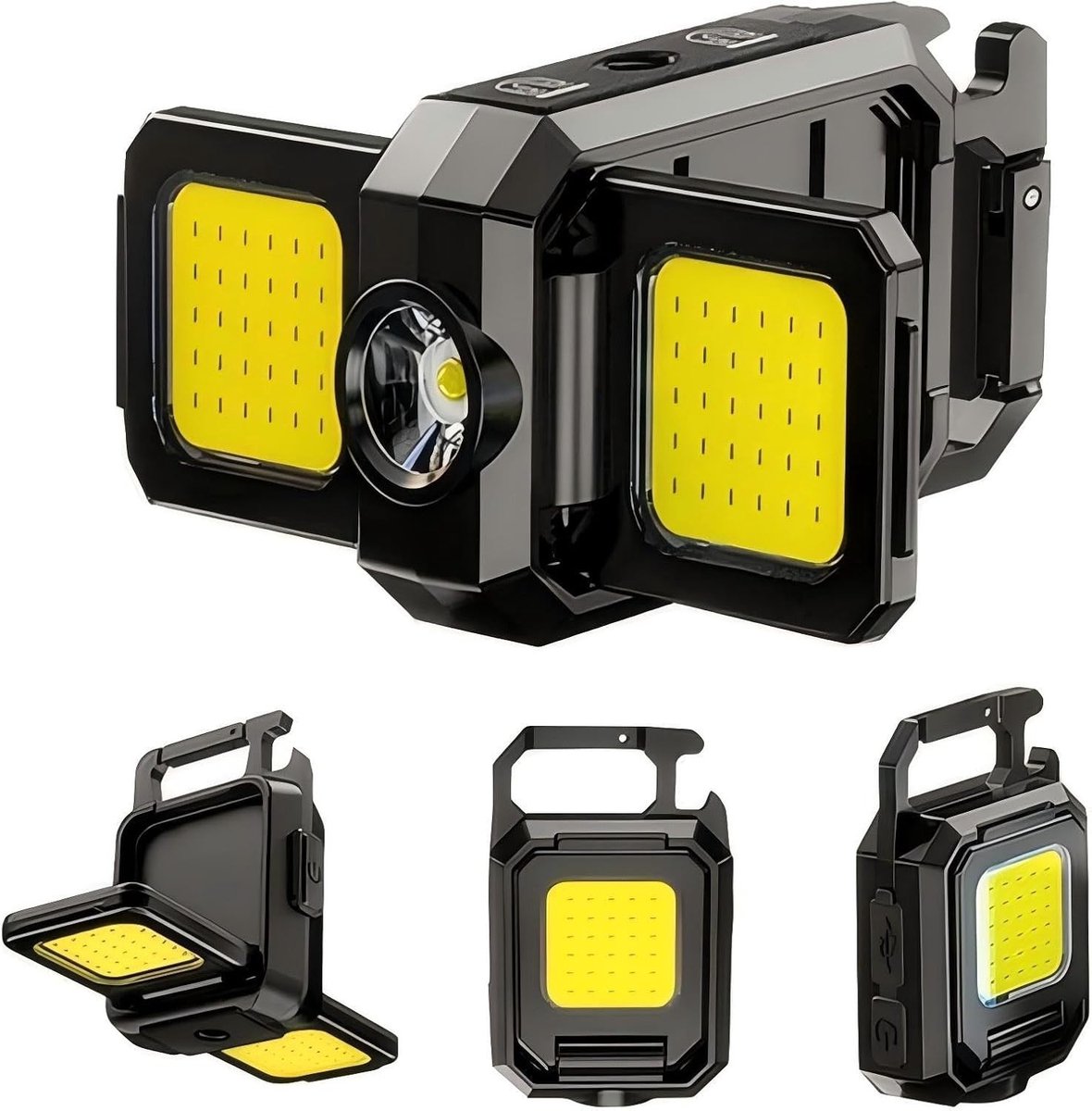 Mini-inspectielamp - Geen kleur - Maat 1 - Draagbare LED Werklamp met Magnetische Bevestiging - Voor Auto en Reparatie