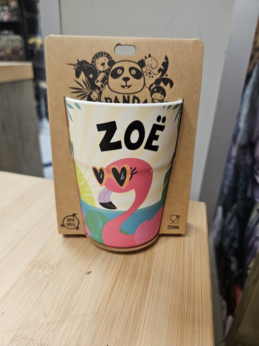Beker - Naam - Zoe - Melamine - 250 ML