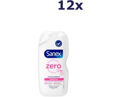 Sanex 12x Douche Zero% Sensitive Skin Douchegel 400 ML