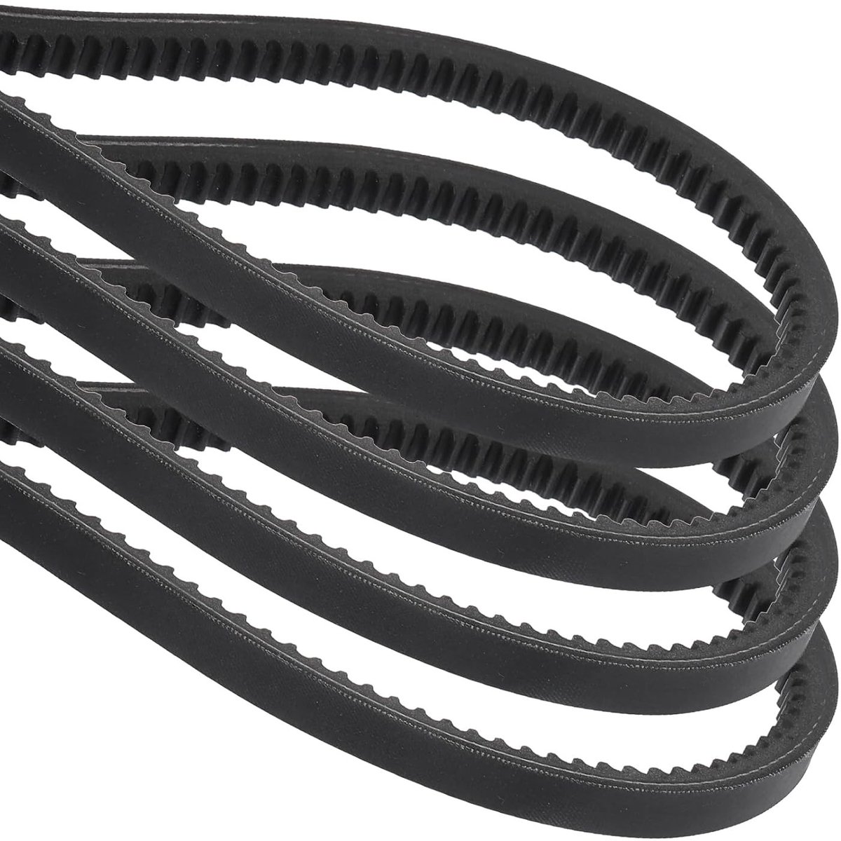 4 Stuks AX26 Trapezoidale EPDM Industriële Ruwe Randriemen 1/2" Breedte en 71cm Omvang