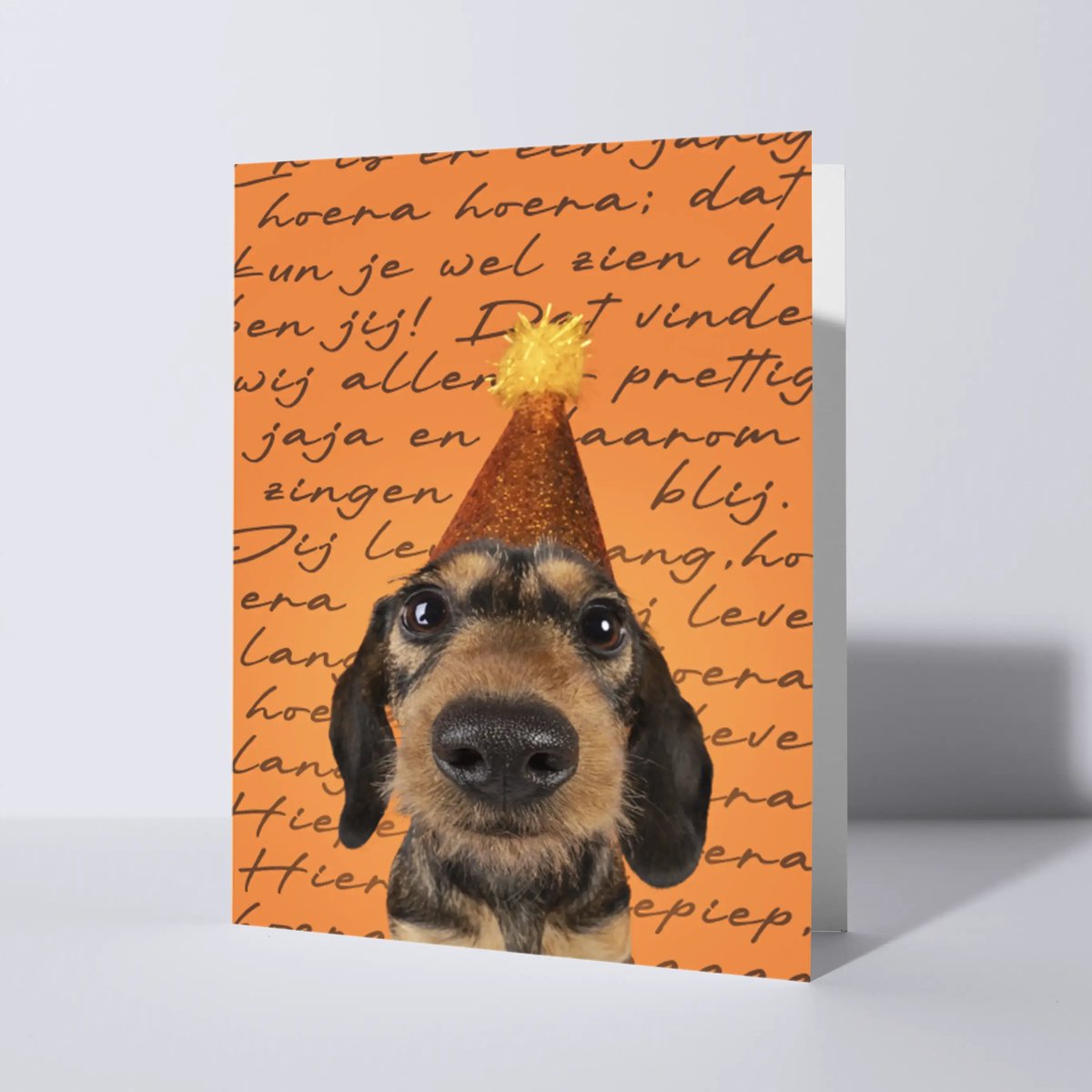 CAT'CHY Cards - wenskaart - verjaardag - hond - teckel