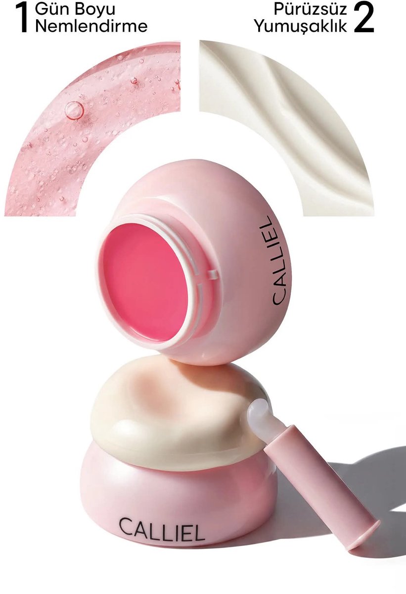 Calliel Lip Mask 01 – Hydraterend Lippenmasker met Shea Butter, Jojoba- & Kokosolie – Lipverzorging – Inclusief Applicator – 4 ml — cadeau in Verzorging - foto 5