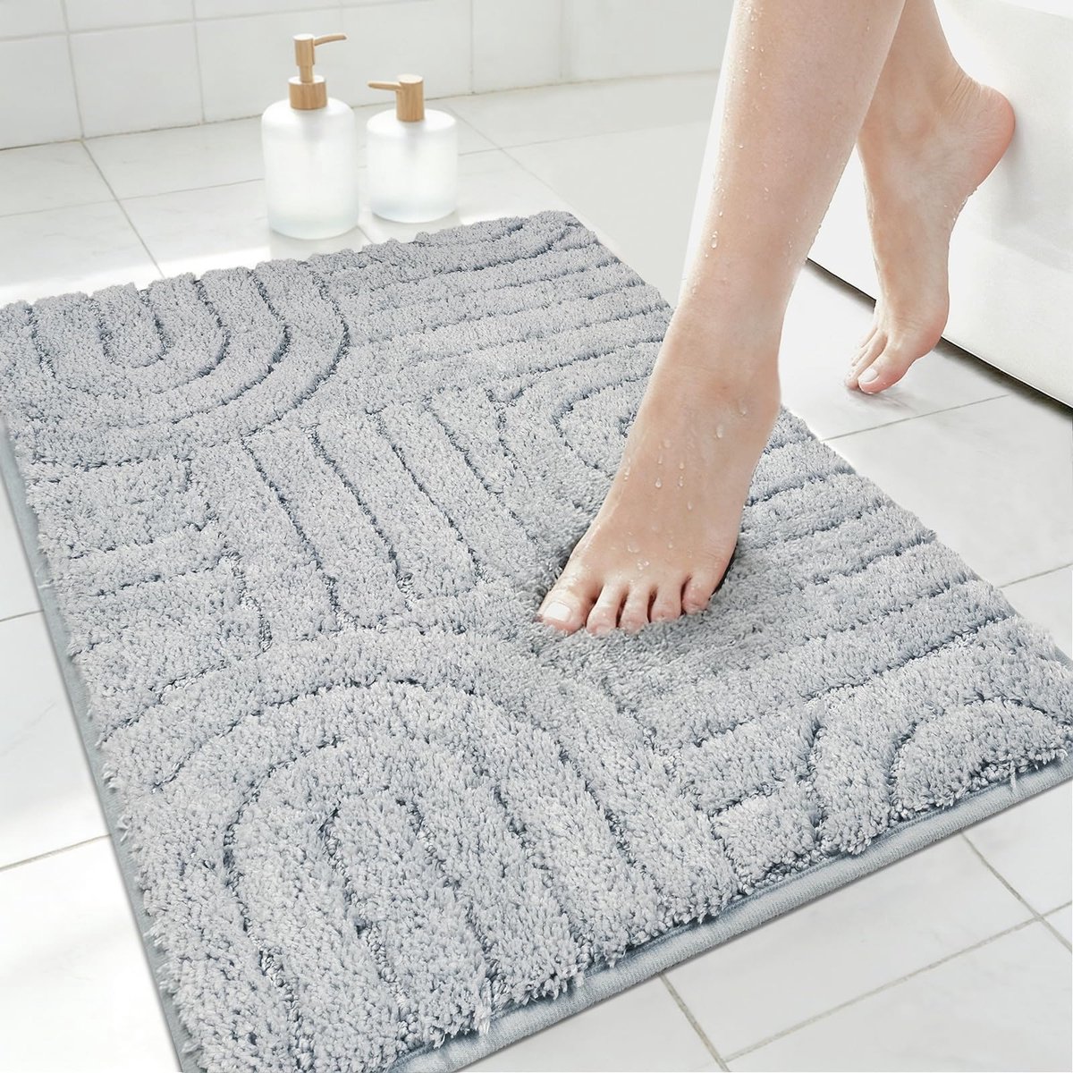 Badmat 50x80cm - Microfiber - Antislip - Super absorberend voor badkamer - ShopVlot