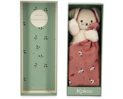 Kaloo - Carre Douceur - Knuffeldoekje - Hond - Steenrood