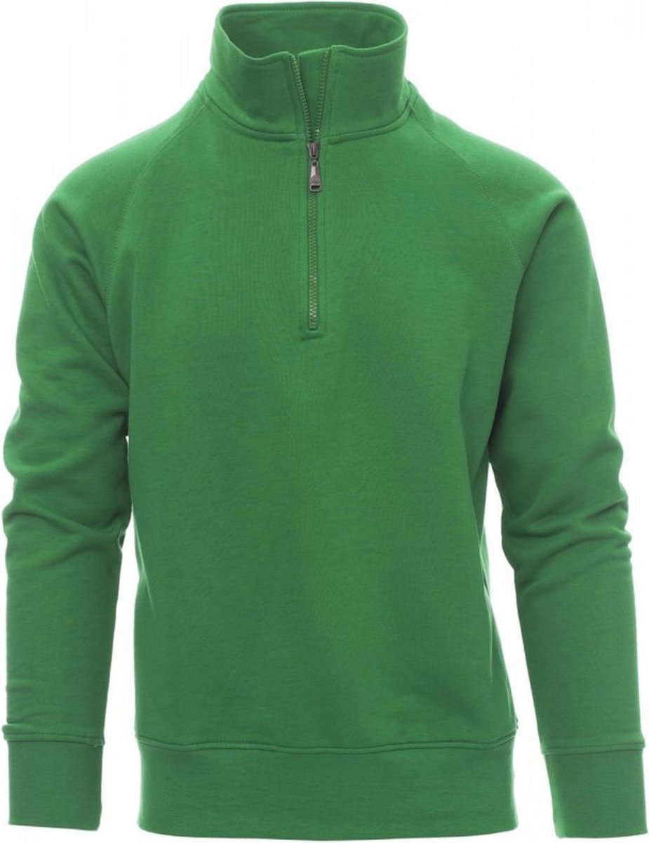 Half Zip Trui Heren - Sweater Heren - Groen - Schipperstrui Heren - Maat XXL