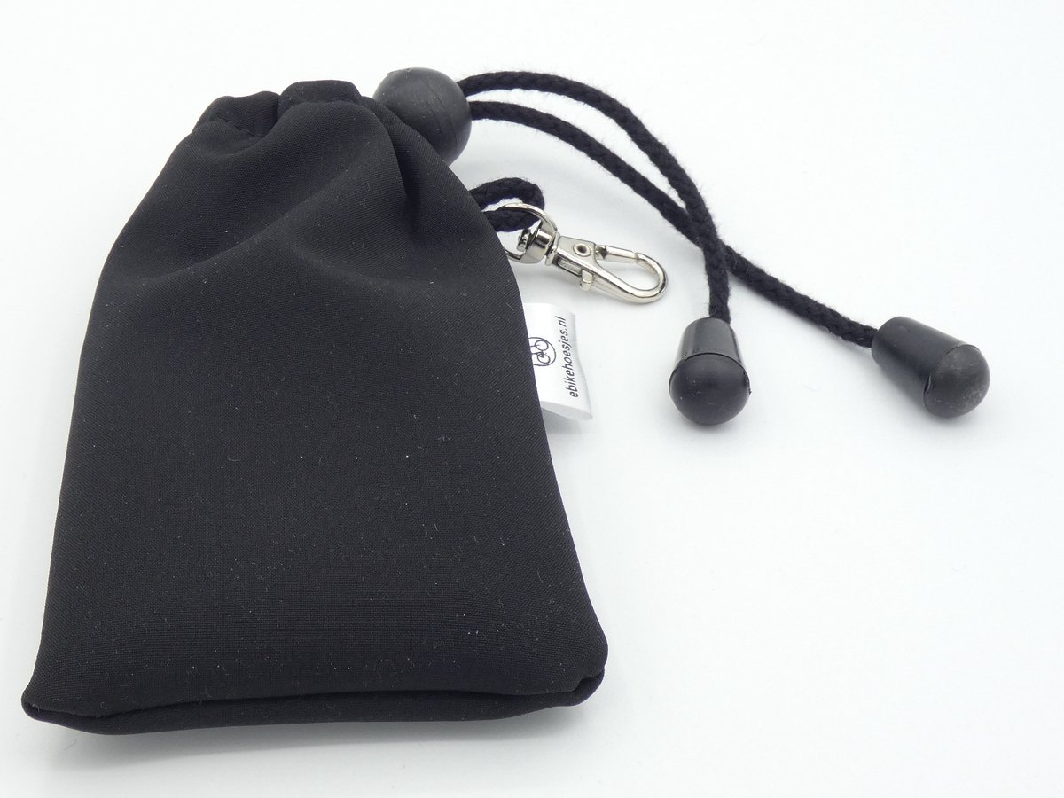 Ebike hoesje S display Zwart Kiox 300 shimano 6100 softshell DLX