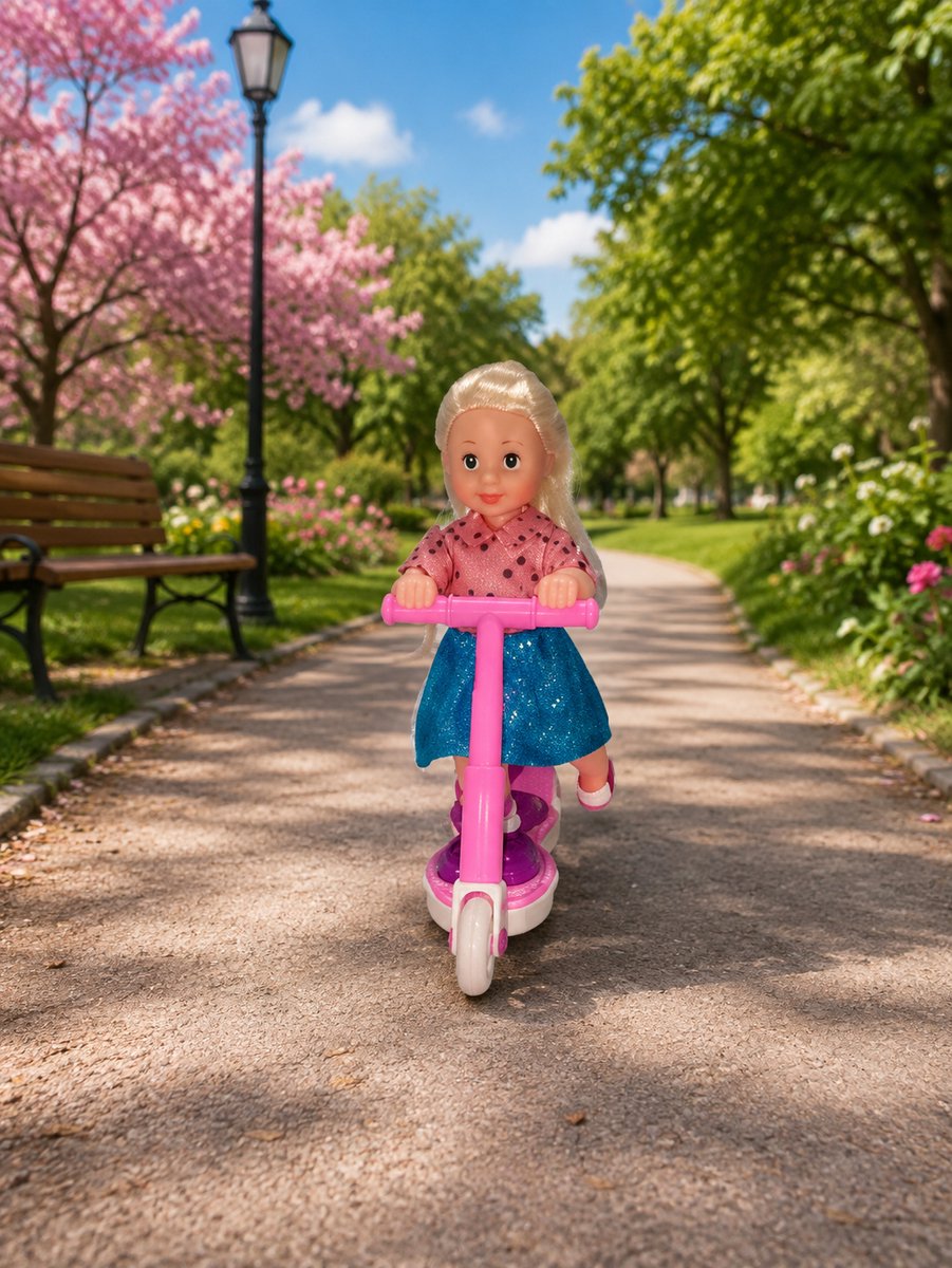 pop motor speelgoed pop modepop modepoppen barbiepop pop speelgoed poppen modepop modepoppen speelgoed scooter step