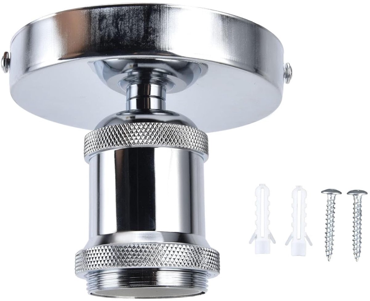 Vintage E26 E27 Lamp Fitting Retro Lamp Fitting Lamp Holder Vintage E26 E27 Lamp Fitting Ceiling Light Holder with - ShopVlot