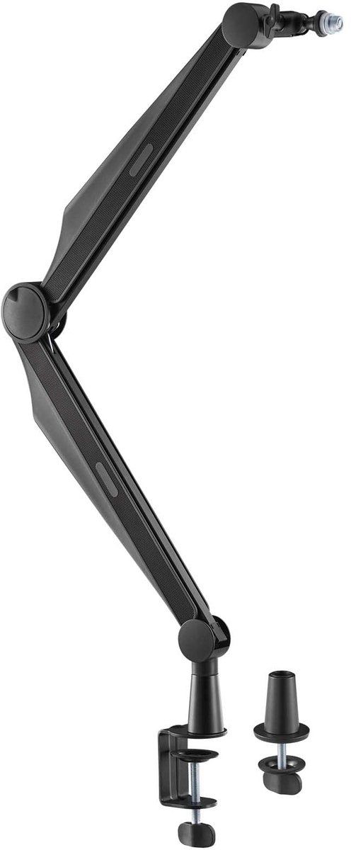 microfoon arm 80 cm - microfoonstandaard met tafelklem - voor 3/8" en 5/8" - ideaal voor thuisstudio - ShopVlot