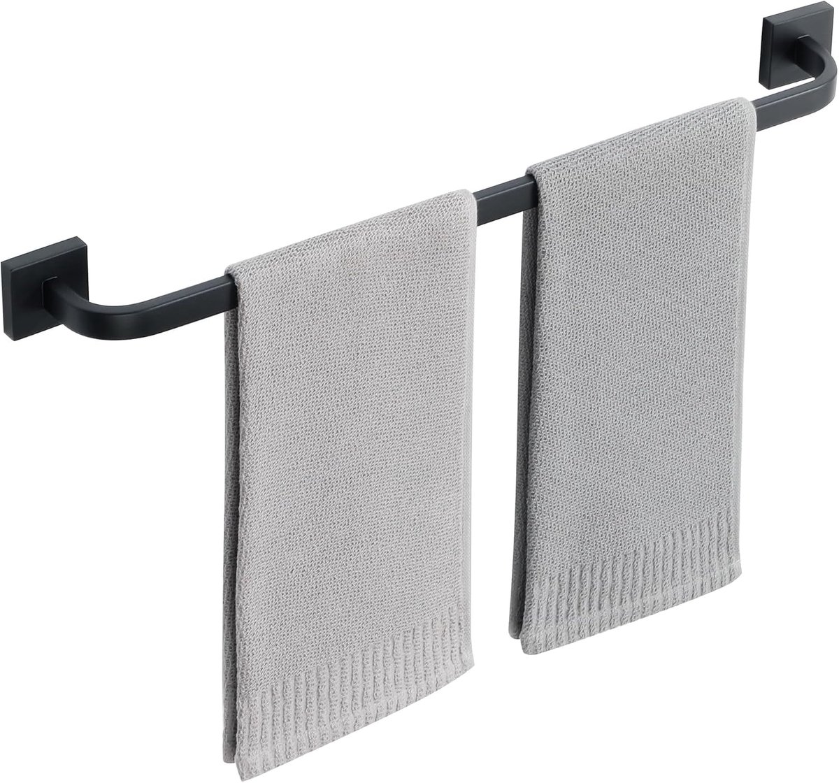 MOOCHE Towel bar SUS304 stainless steel 60cm wall towel rail black - ShopVlot