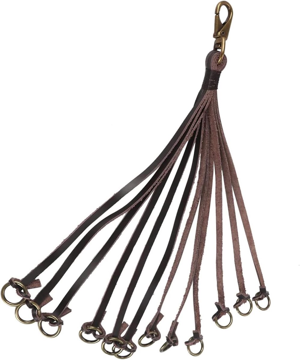 Genuine Leather Hunting Game Carrier Clay Pigeon Bird Belts 12 Loops, Brown, 31*13cm, Classic, Brown, classic - ShopVlot