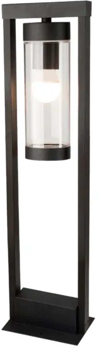 Stijlvolle zwarte buitenlamp E27-fitting IP44 – 50 cm hoogte