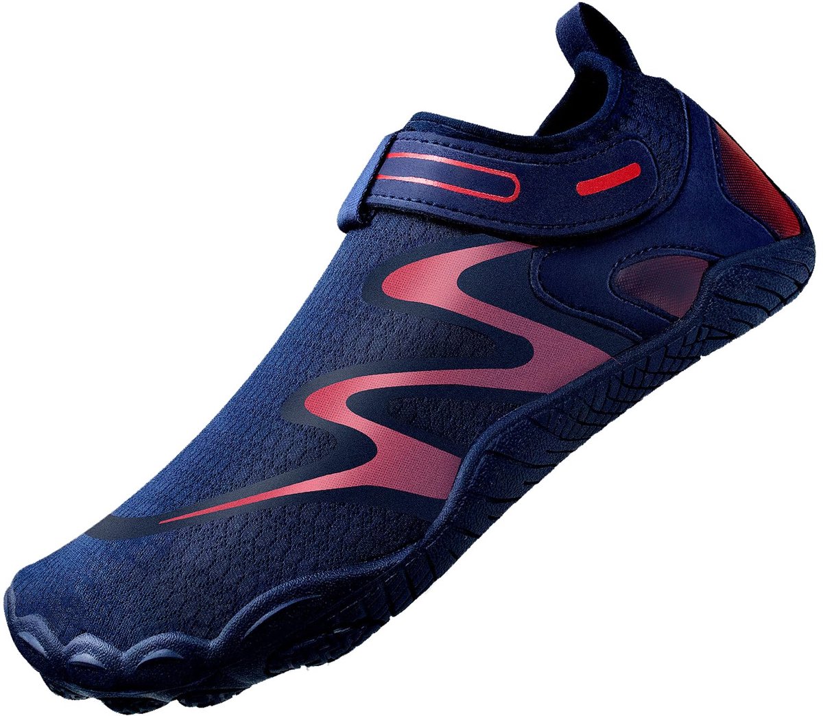 Vrouwen Mannen Waterschoenen Strandschoenen Sneldrogende Surf Duiken Zwemschoenen Anti-Slip Barefoot Schoenen, Blauw - ShopVlot