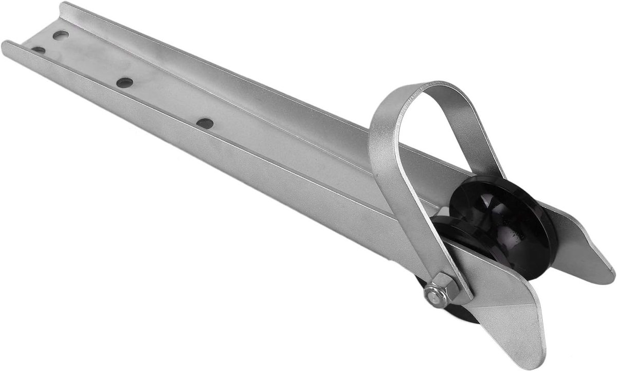 RVS 15 inch ankerroller met zelfstartende schakel voor schepen en boten, roestbestendig en duurzaam, ideaal voor veilige en soepele verankering