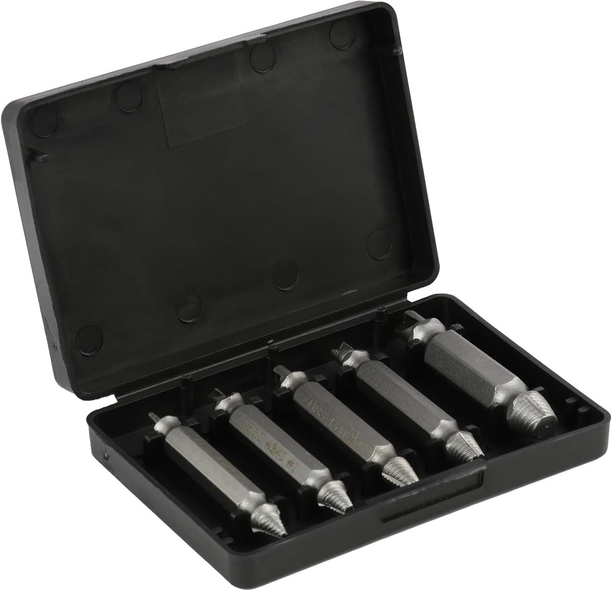 05pcs Damaged Screw Remover, Stripped Screw Remover, Bolt Remover, Compatible with All Drills, Broken Bolt Extractor Screw Remover