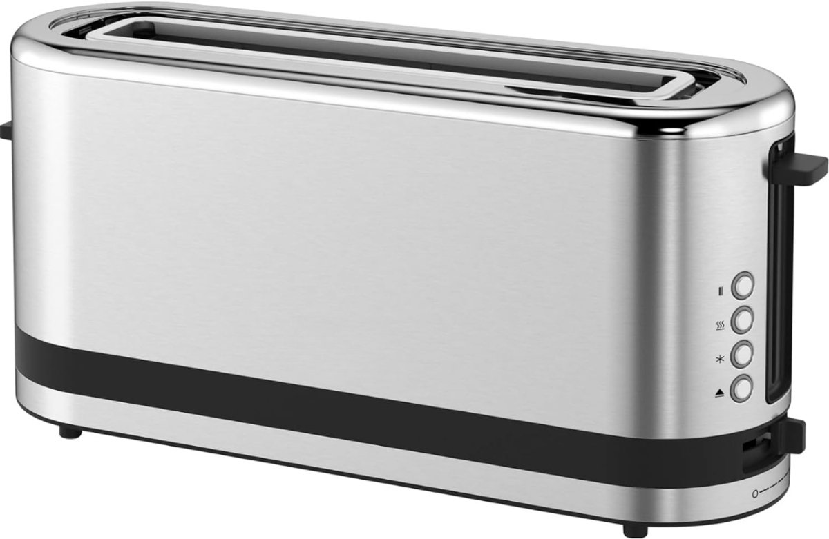 Lìon® Toaster - Broodrooster - Toaster Broodrooster - Broodroosters - Zilver - 11cm x 36cm x 17cm
