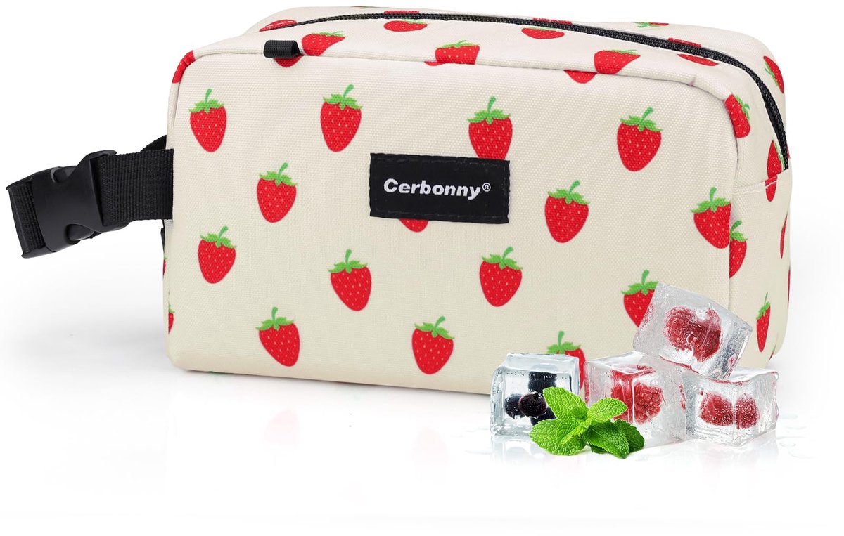 Kleine koeltas vriesbare lunchtas voor werk, school, reizen, kleine lunchtas, geïsoleerde snacktas voor - ShopVlot