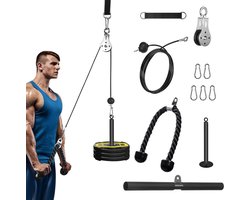 Fitness Katrol Systeem - Home Gym Kabel - Spieropbouw Workout - 300 Lbs Belasting