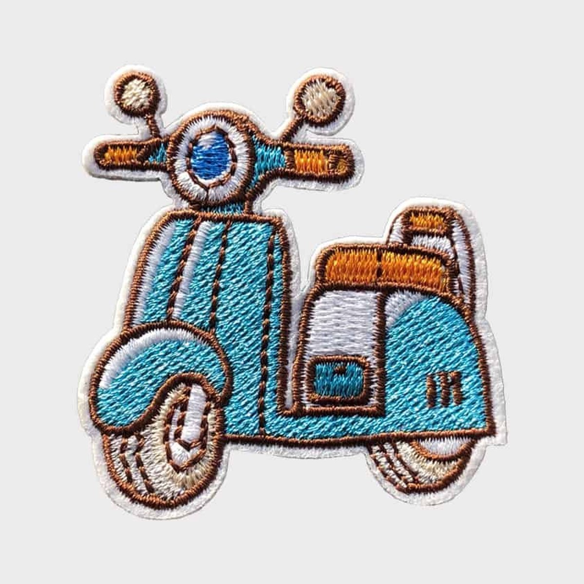 Patchy® – Scooter Strijk Embleem Patch 6.4 x 6 cm