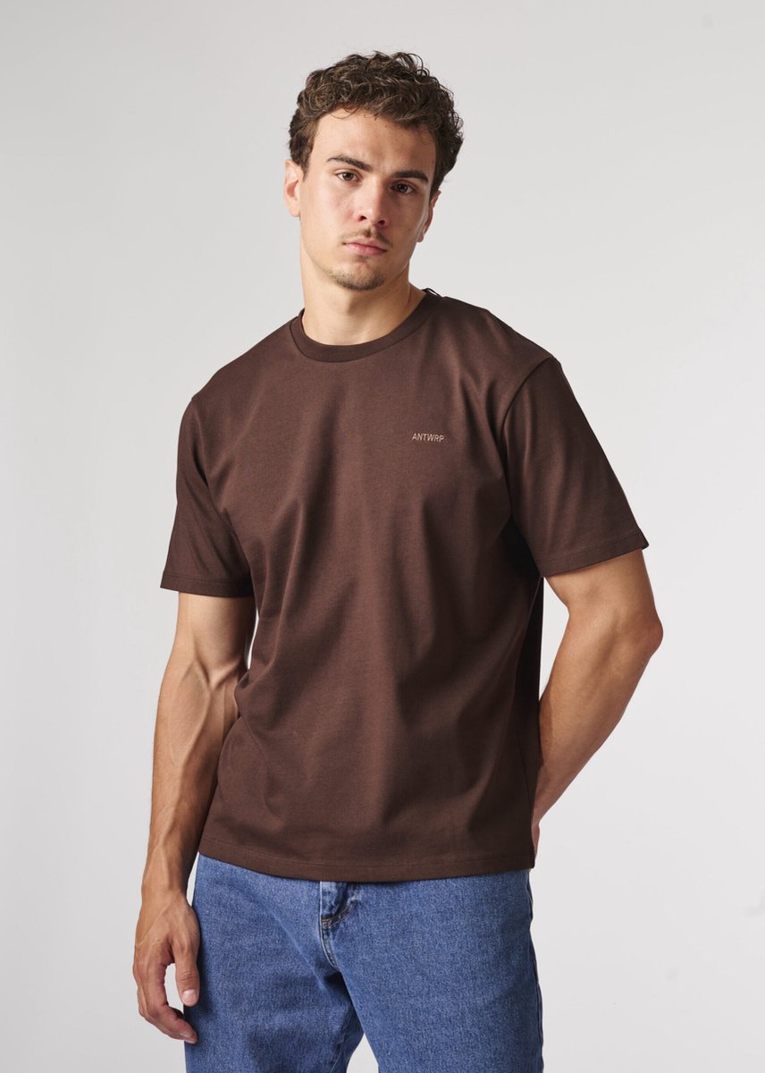 ANTWRP - Heren t-shirt - Maat XL - Mannen - Bruin -