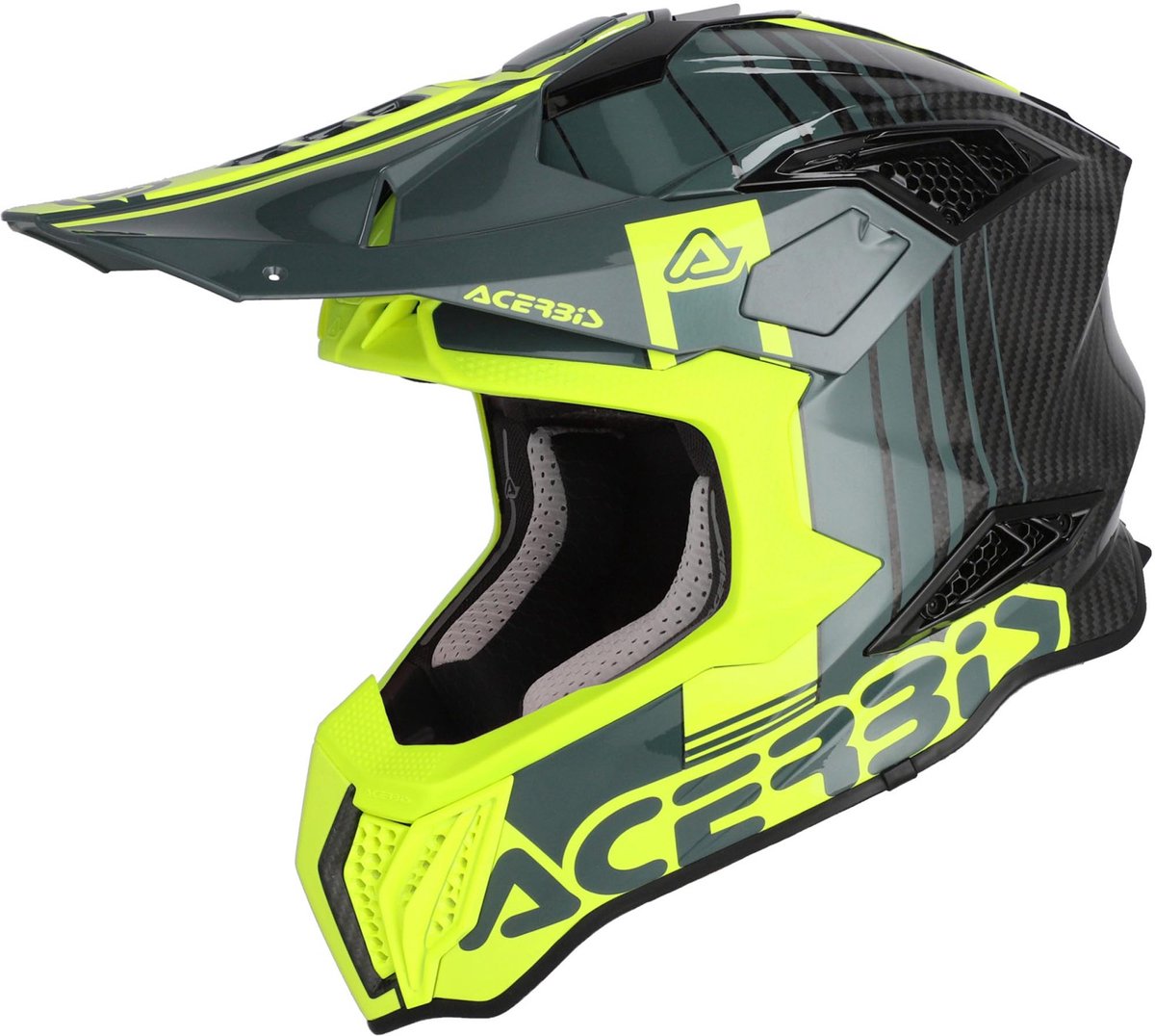 Acerbis Airstrike-C Graphic Carbon Motocrosshelm -