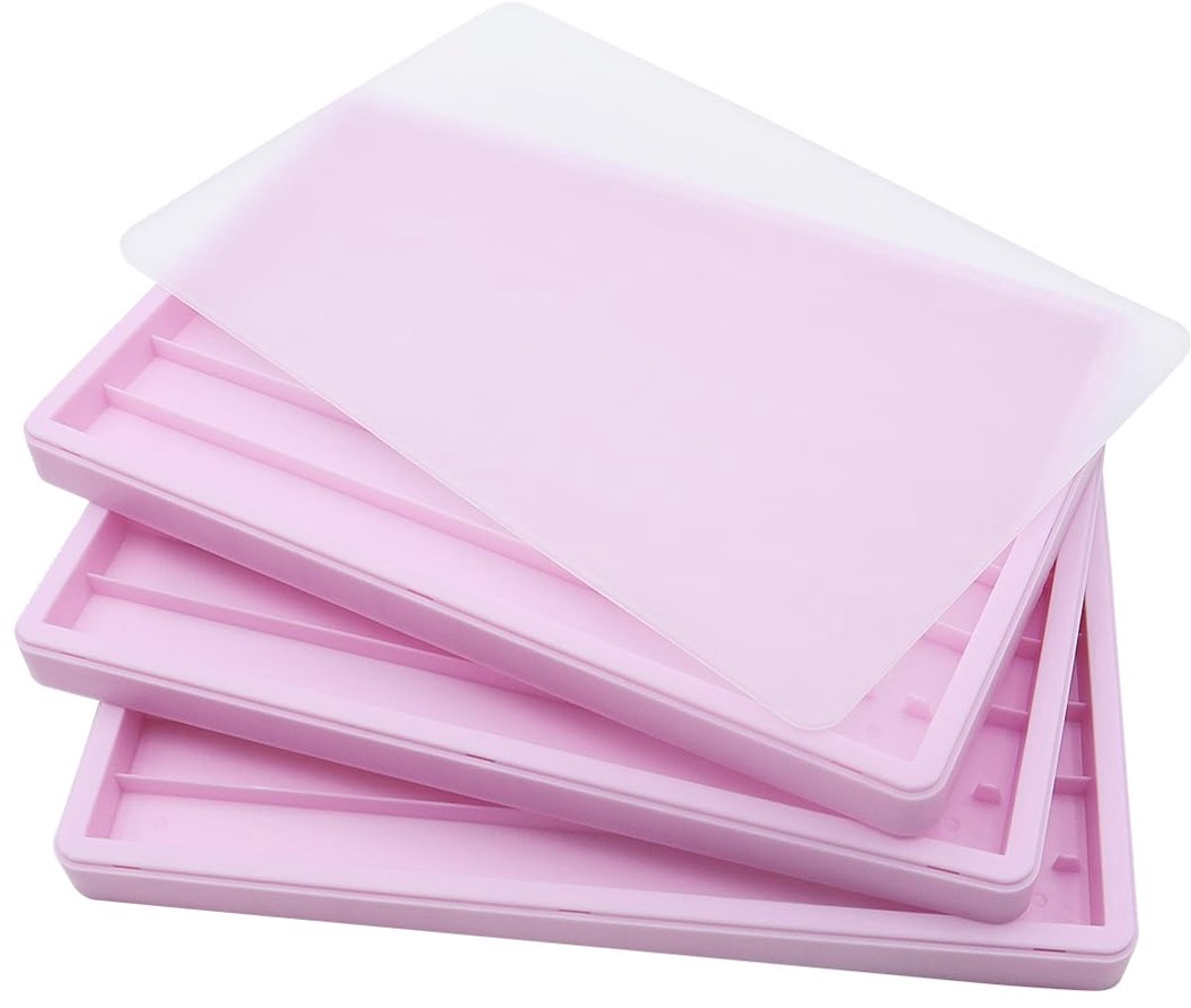 Keycap opbergdoos 3 lagen - paars - stapelbaar - perfect voor mechanisch toetsenbord - ShopVlot