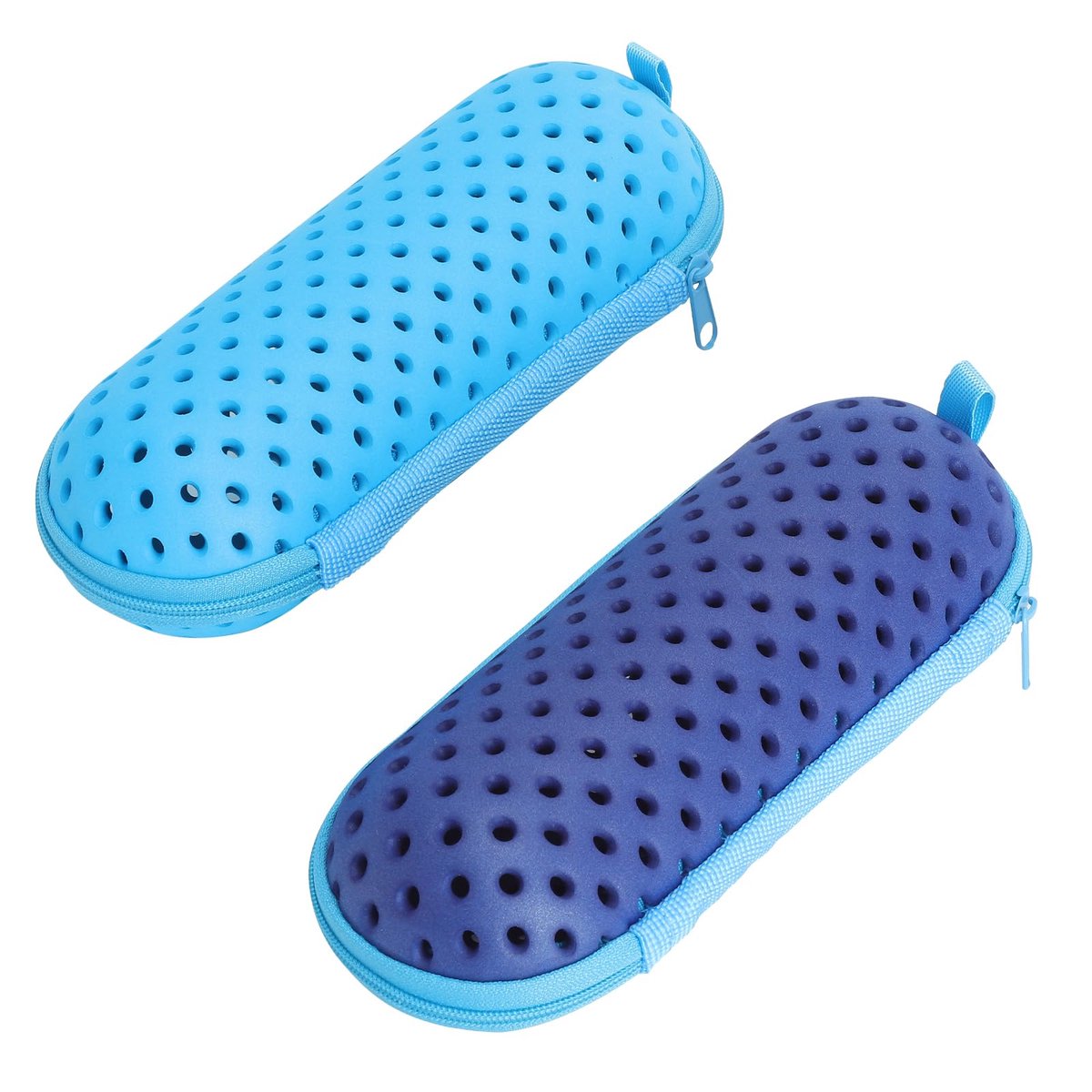 Zwembrillenetui set van 2 - hardcase EVA-hoes - lichte waterdichte brillenkoker - ideaal voor zwemmen en reizen - ShopVlot